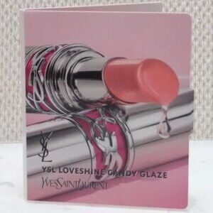 Yves Saint Laurent YSL Loveshine Candy Glaze Gloss 4 Shade & Applicator Sample